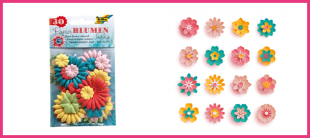 flores de papel